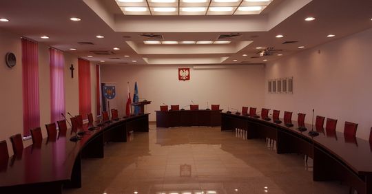 Pusta sala sesyjna